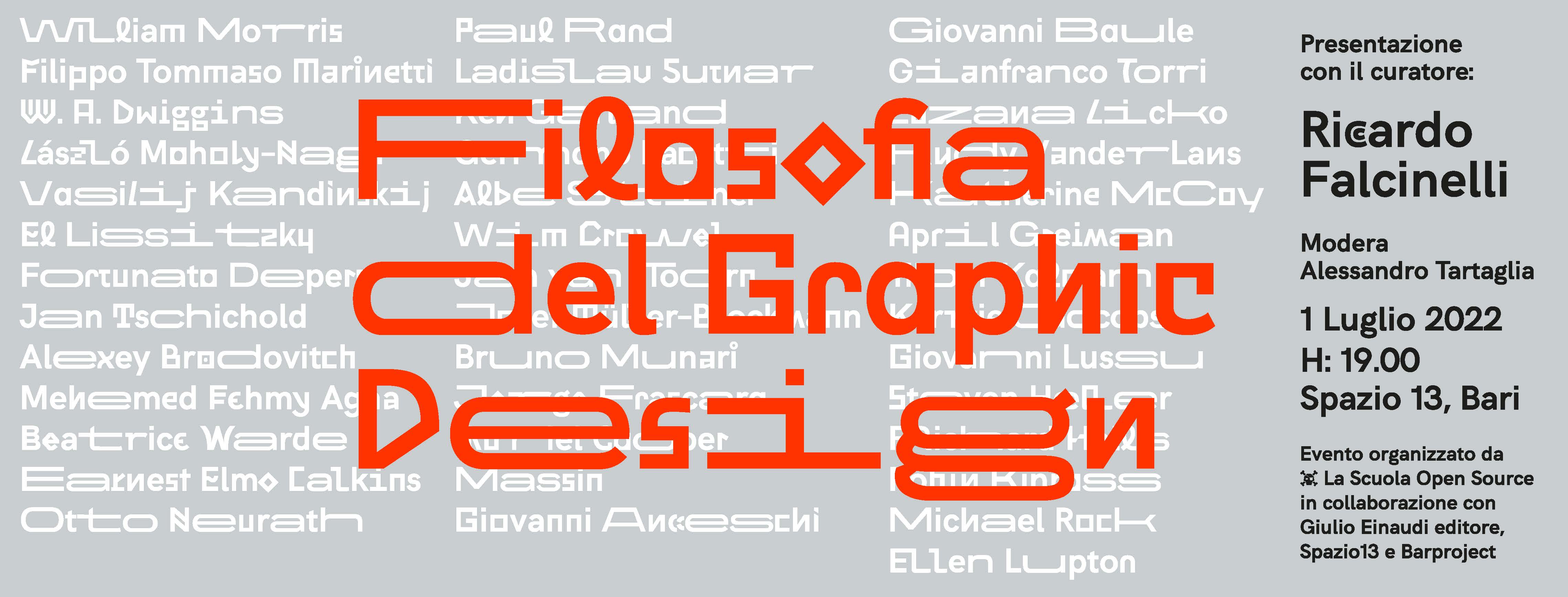 FILOSOFIA DEL GRAPHIC DESIGN — Riccardo Falcinelli @ SOS